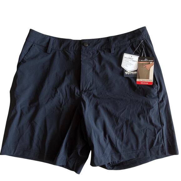 90 Degree Hillcrest Warp X Shorts Men’s M Black 7” Stretch New with tags - Picture 2 of 7